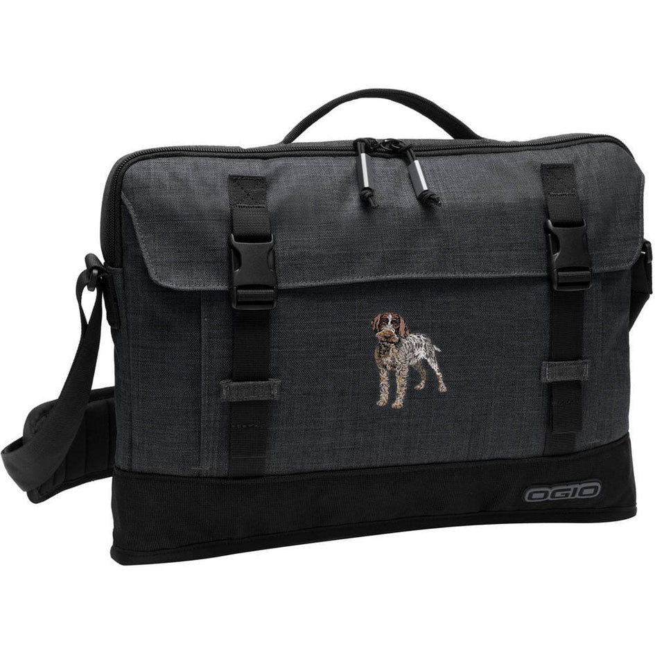 Wirehaired Pointing Griffon Embroidered Apex Slim Bag Laptop/Tablet Case