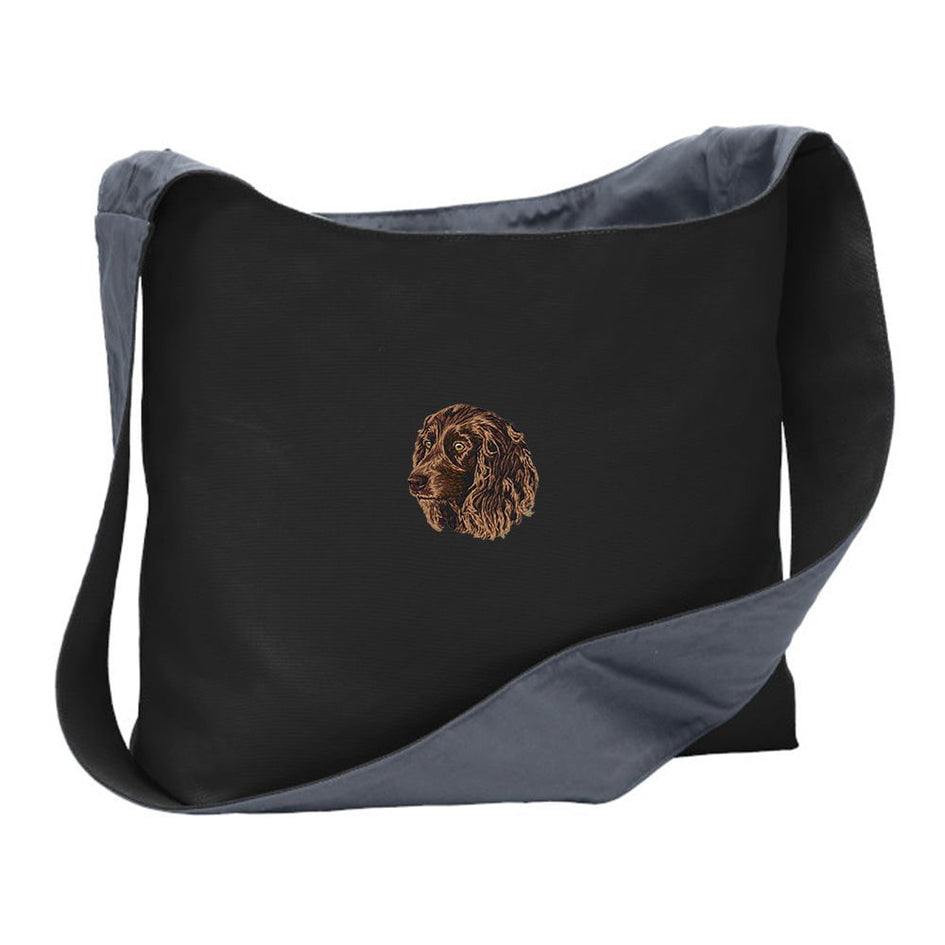 Boykin Spaniel Embroidered Canvas Sling Bag