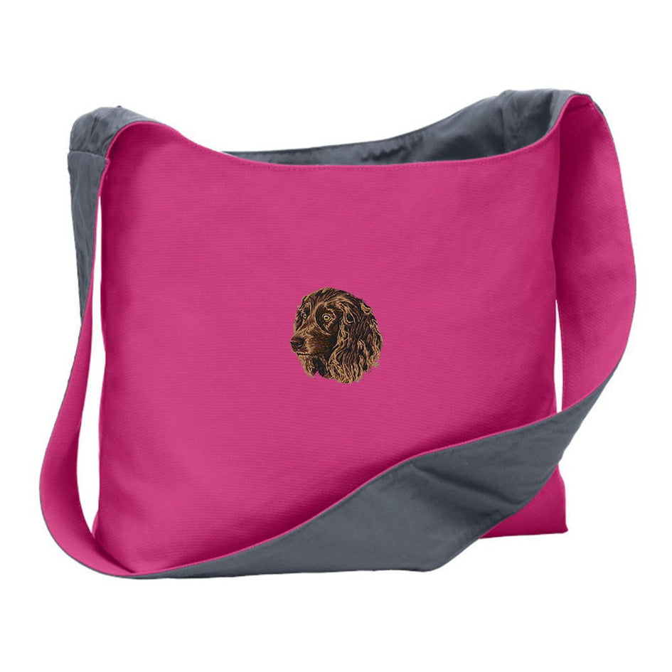 Boykin Spaniel Embroidered Canvas Sling Bag