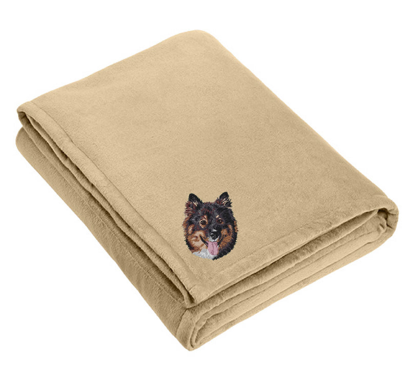 Finnish Lapphund Embroidered Blankets