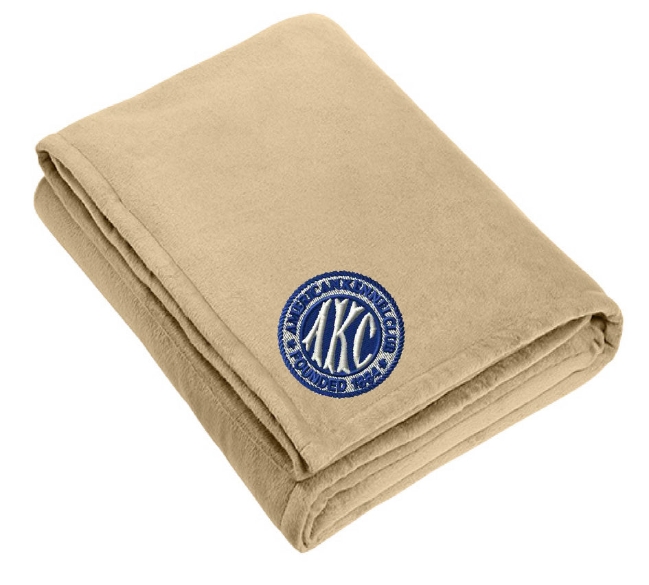 AKC Seal Embroidered Blankets