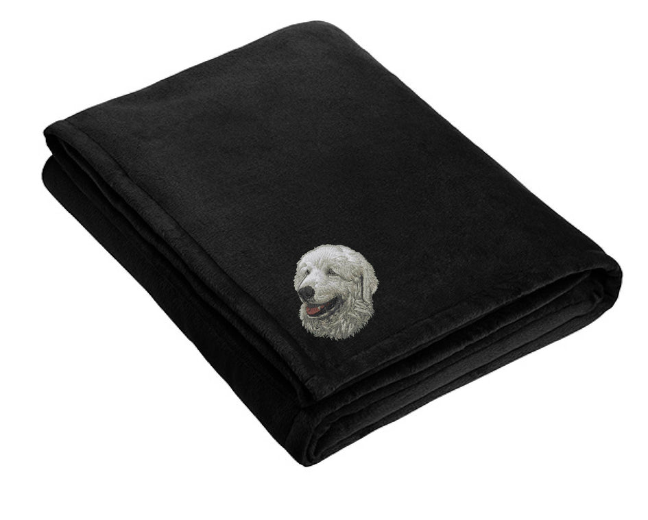 Kuvasz Embroidered Blankets