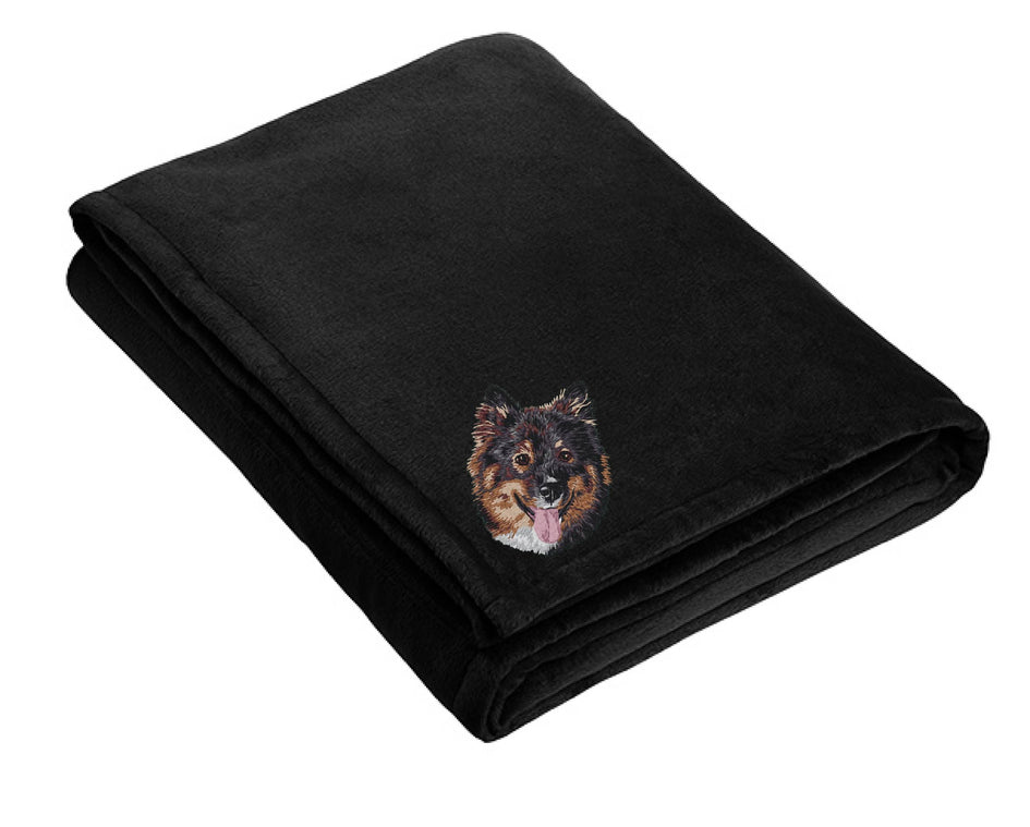 Finnish Lapphund Embroidered Blankets