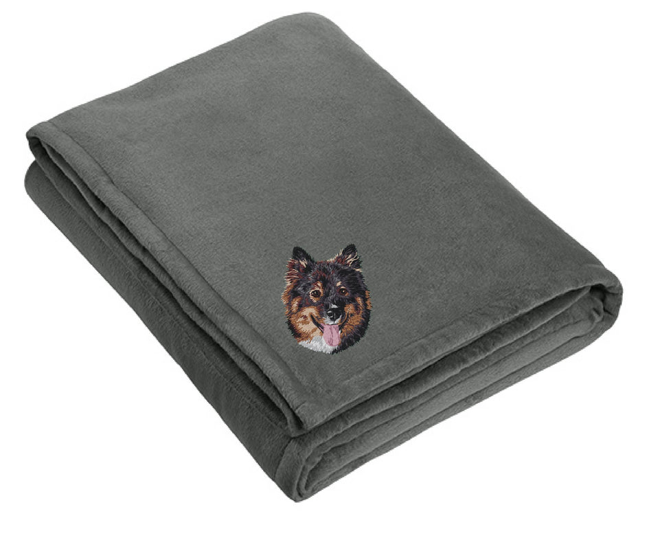 Finnish Lapphund Embroidered Blankets