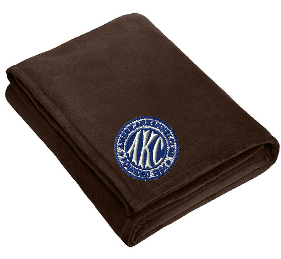 AKC Seal Embroidered Blankets