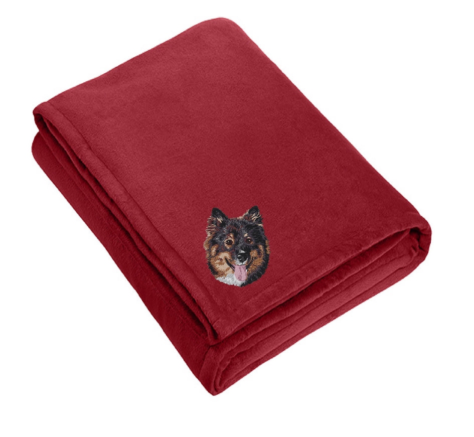 Finnish Lapphund Embroidered Blankets