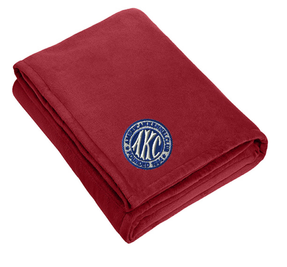 AKC Seal Embroidered Blankets