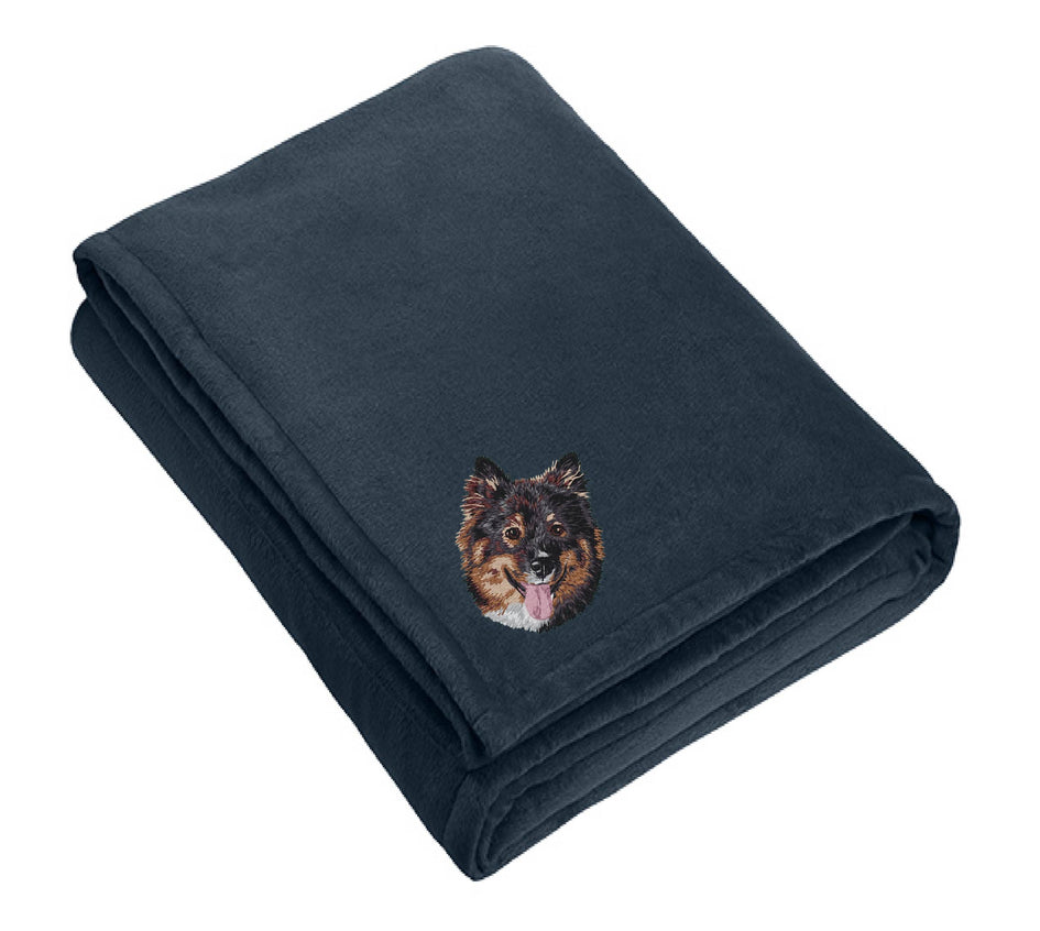 Finnish Lapphund Embroidered Blankets