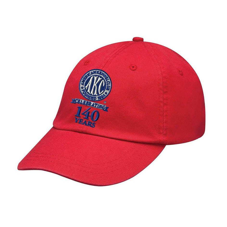 AKC 140th Anniversary  Embroidered Baseball Caps