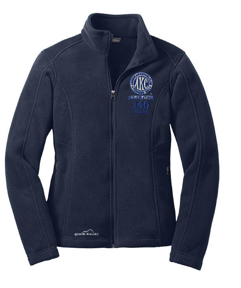 AKC 140th Anniversary  Embroidered Ladies Fleece Jackets 4XL