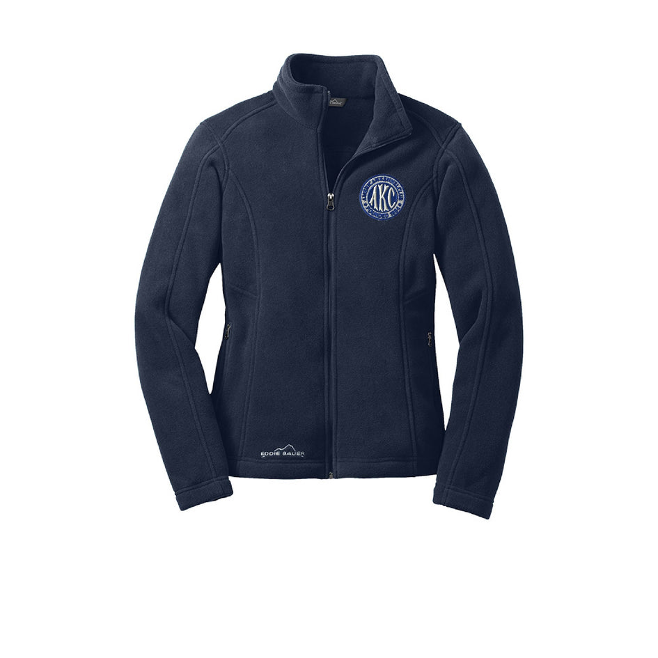 AKC Seal Embroidered Ladies Fleece Jackets