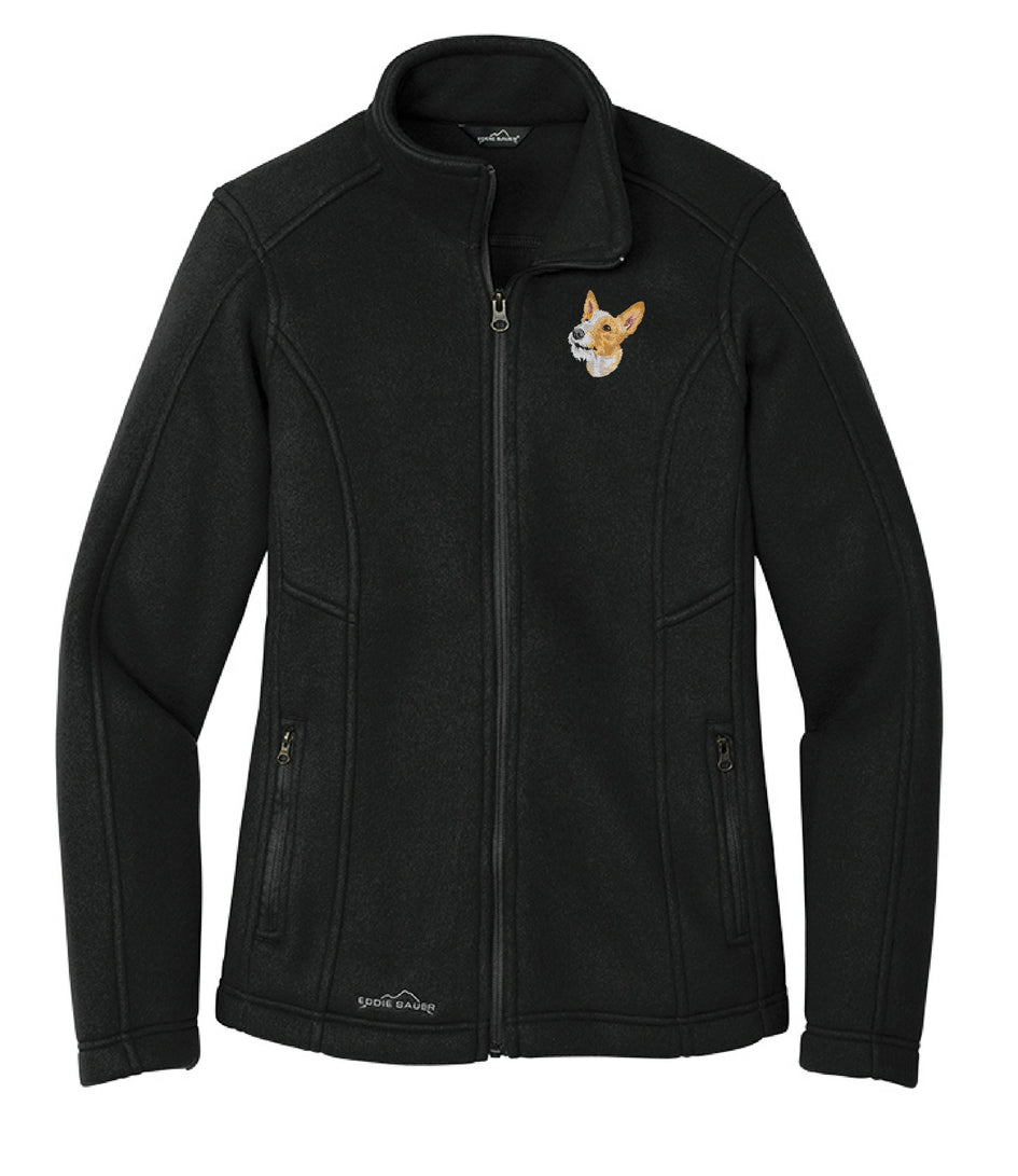 Portuguese Podengo Embroidered Ladies Fleece Jacket