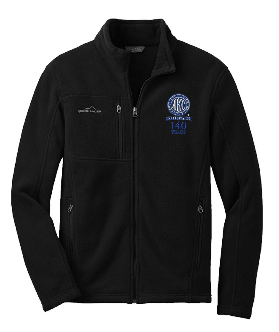 AKC 140th Anniversary  Embroidered Mens Fleece Jackets