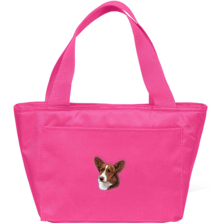 Cardigan Welsh Corgi Embroidered Insulated Lunch Tote