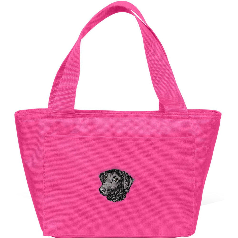 Curly Coated Retriever Embroidered Insulated Lunch Tote