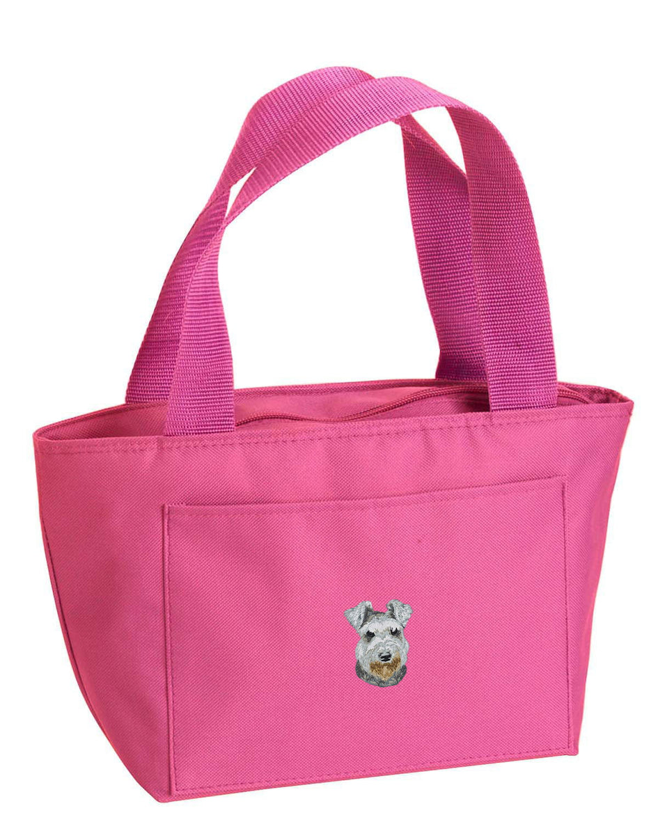 Miniature Schnauzer Embroidered Insulated Lunch Tote