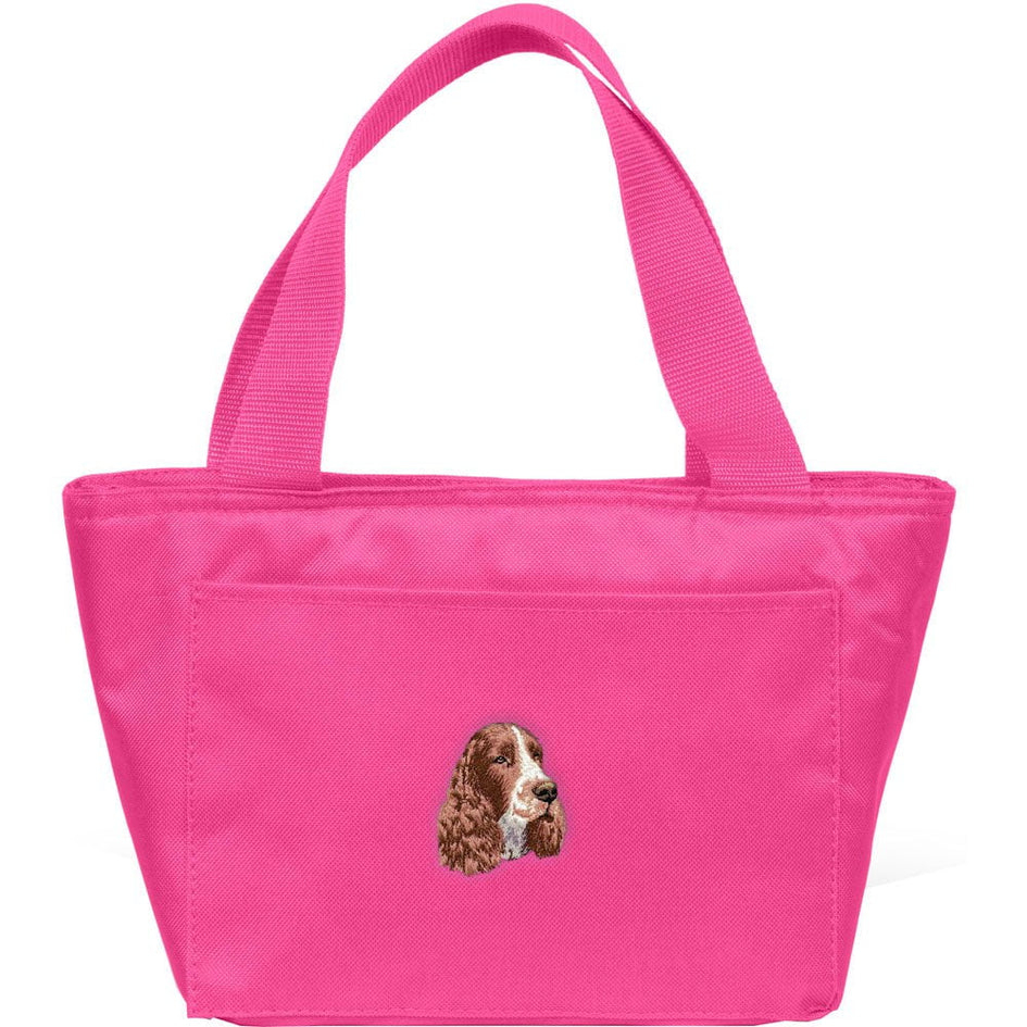 English Springer Spaniel Embroidered Insulated Lunch Tote