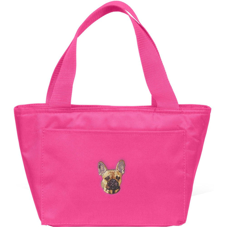 French Bulldog Embroidered Insulated Lunch Tote