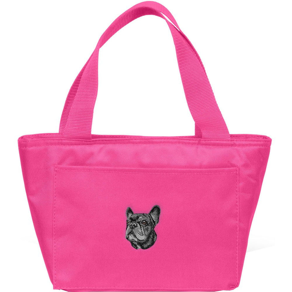 French Bulldog Embroidered Insulated Lunch Tote