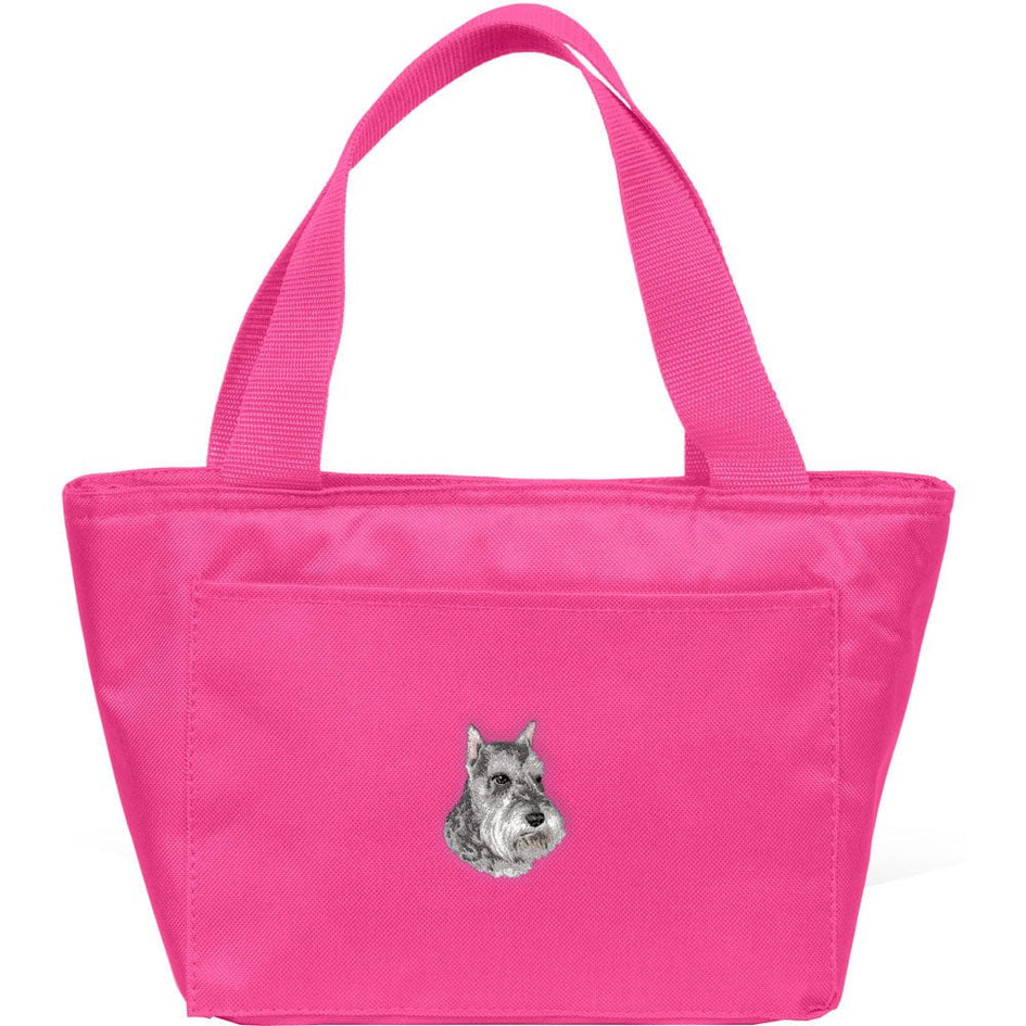 Schnauzer Embroidered Insulated Lunch Tote