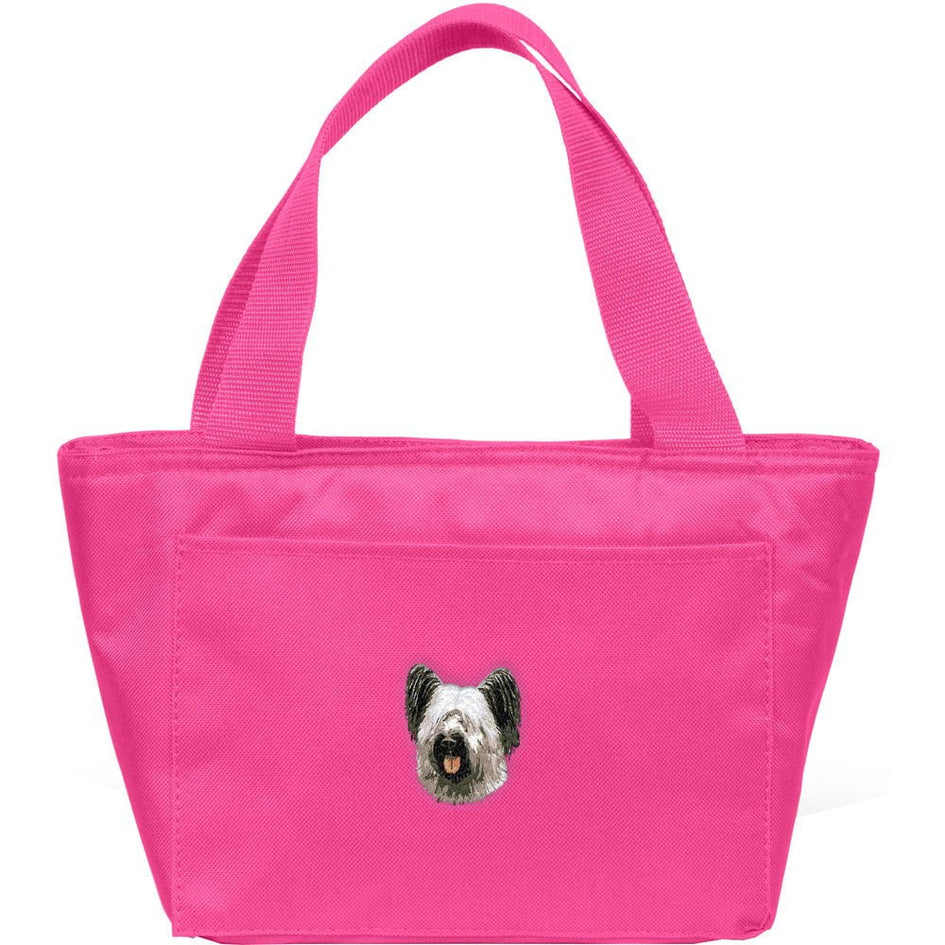 Skye Terrier Embroidered Insulated Lunch Tote