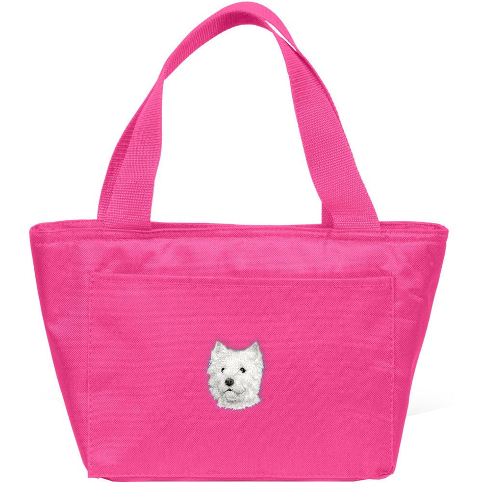 West Highland White Terrier Embroidered Insulated Lunch Tote