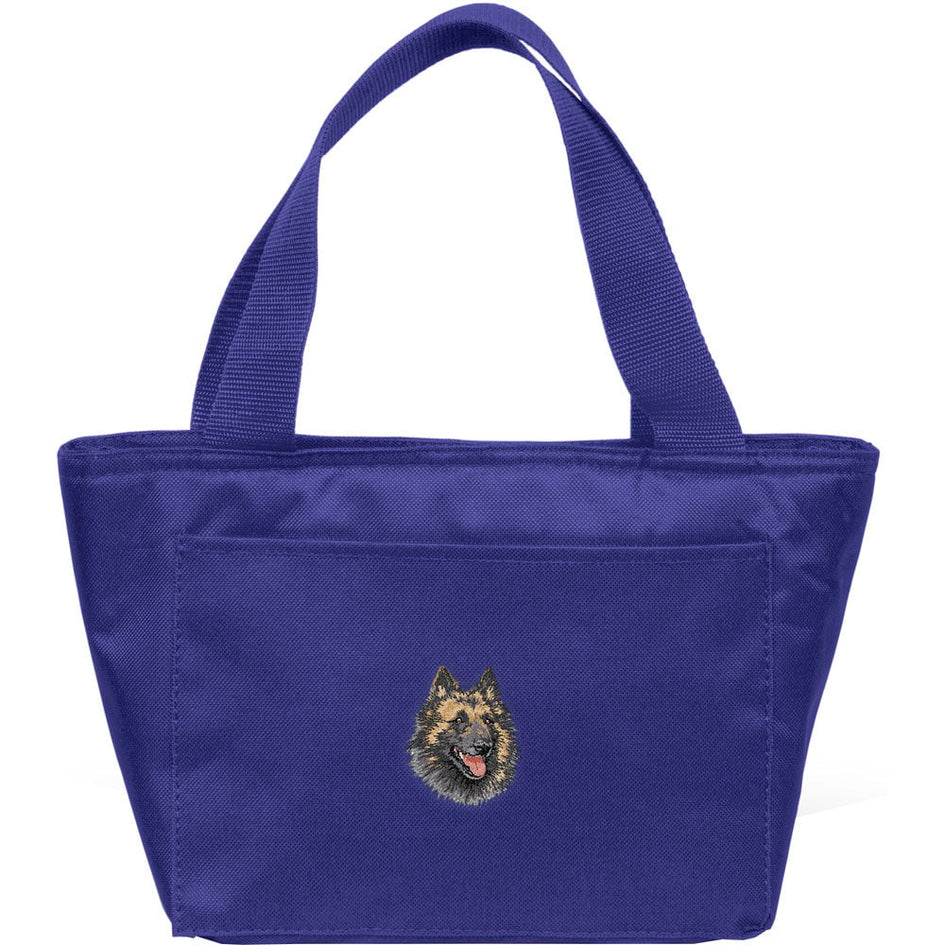 Belgian Tervuren Embroidered Insulated Lunch Tote