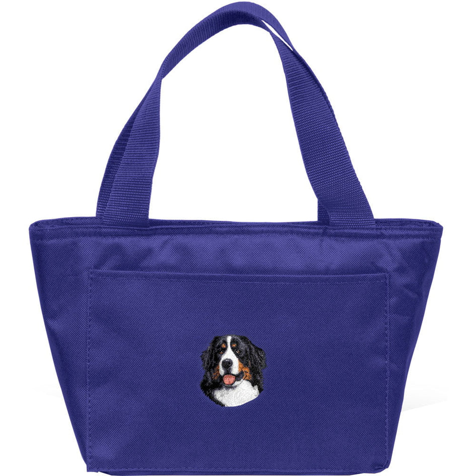 Bernese Mountain Dog Embroidered Insulated Lunch Tote