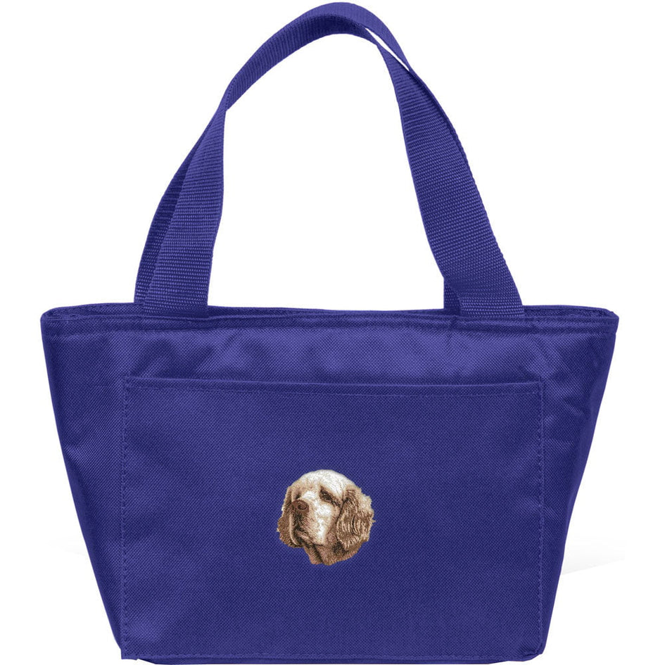 Clumber Spaniel Embroidered Insulated Lunch Tote