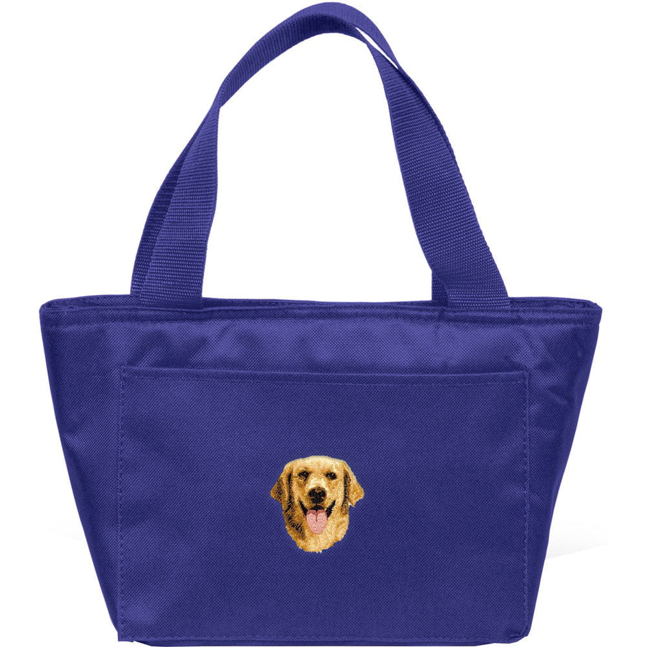 Golden Retriever Embroidered Insulated Lunch Tote