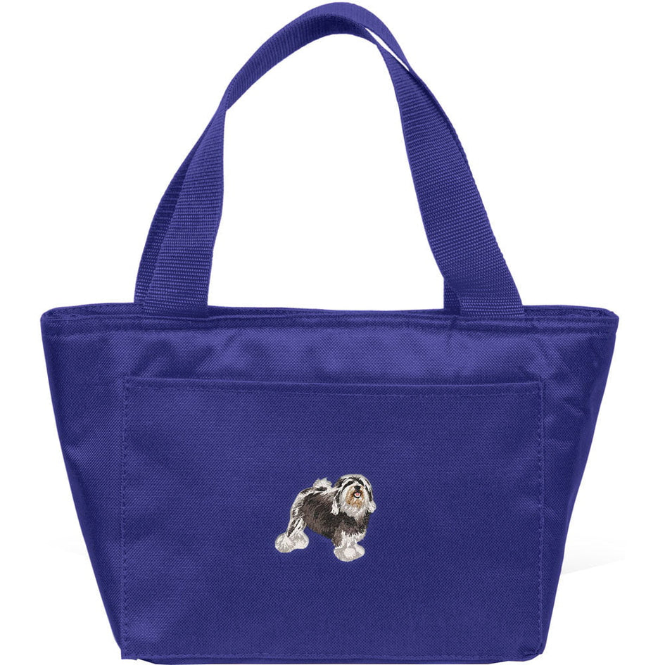 Lowchen Embroidered Insulated Lunch Tote