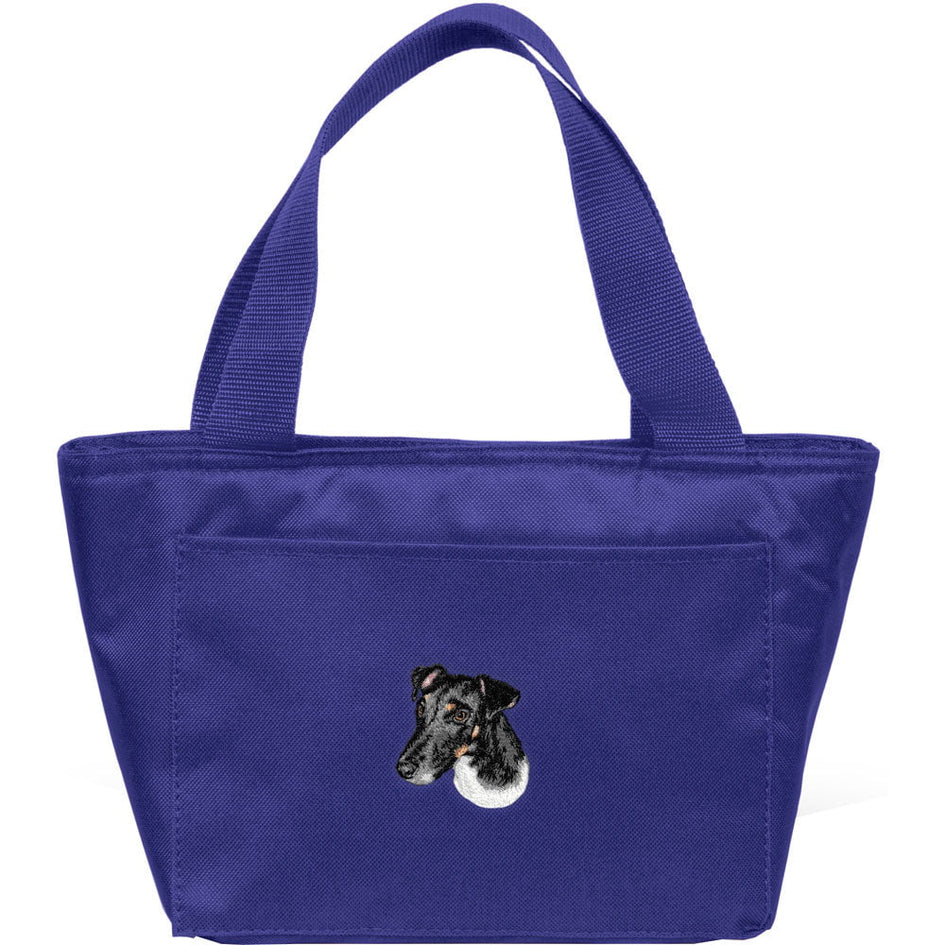 Smooth Fox Terrier Embroidered Insulated Lunch Tote