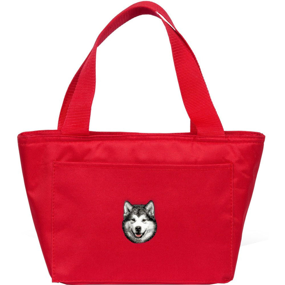 Alaskan Malamute Embroidered Insulated Lunch Tote