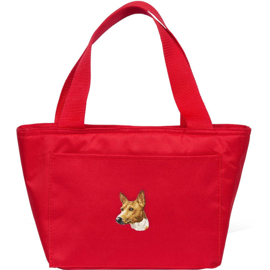 Basenji Embroidered Insulated Lunch Tote