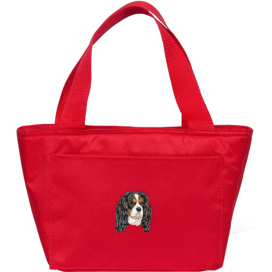 Cavalier King Charles Spaniel Embroidered Insulated Lunch Tote
