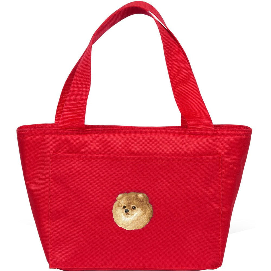 Pomeranian Embroidered Insulated Lunch Tote