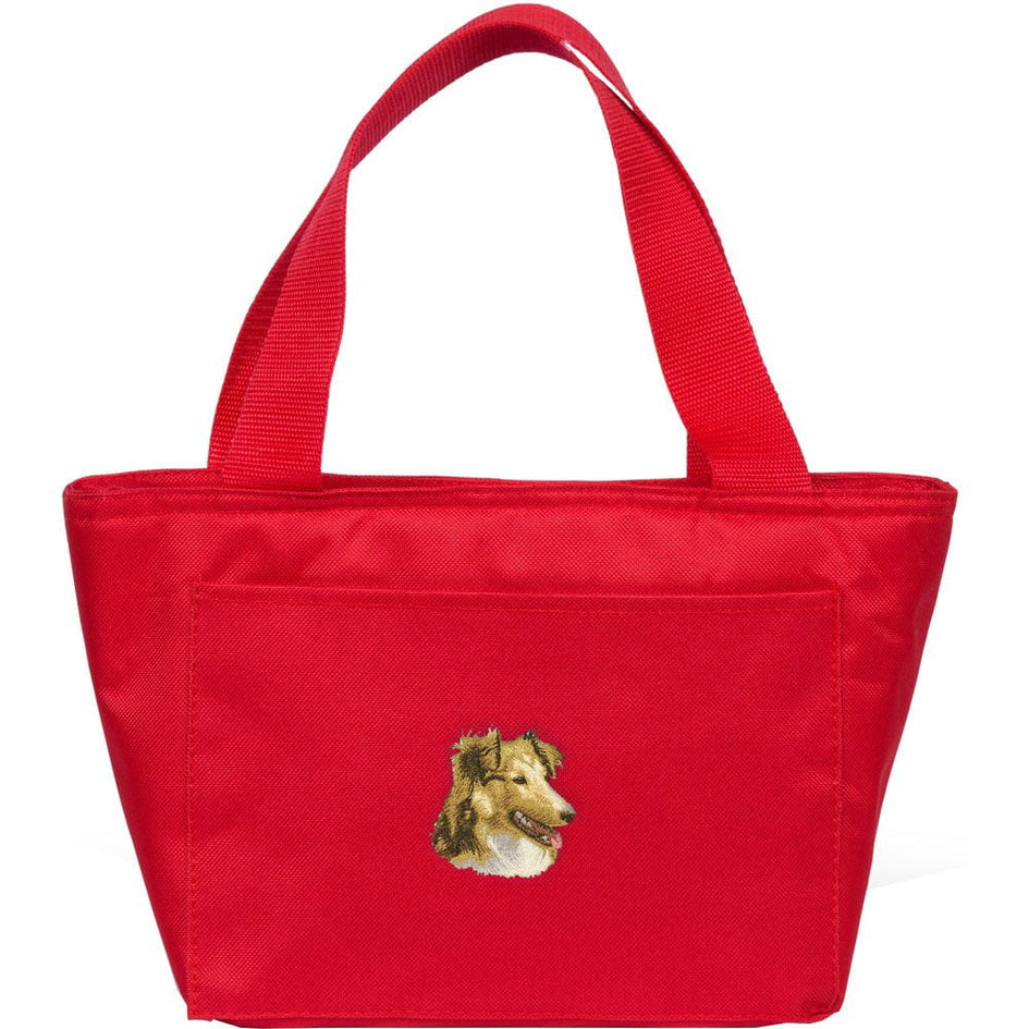 Shetland Sheepdog Embroidered Insulated Lunch Tote