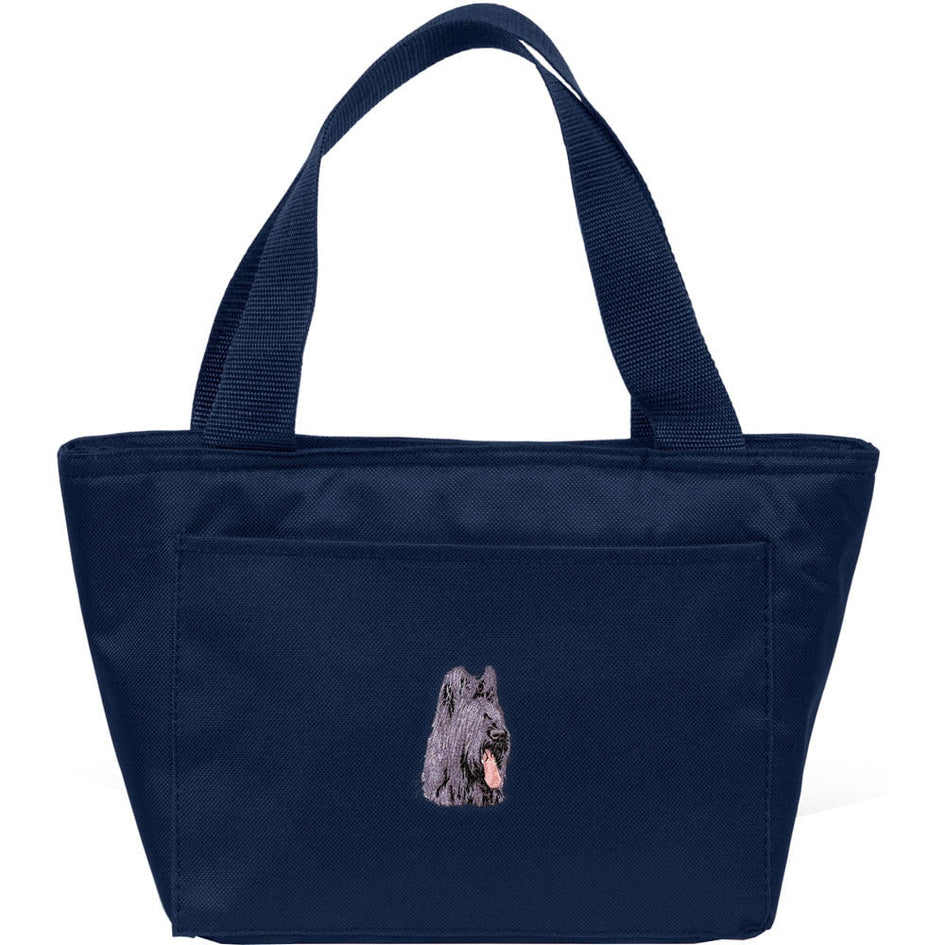 Briard Embroidered Insulated Lunch Tote