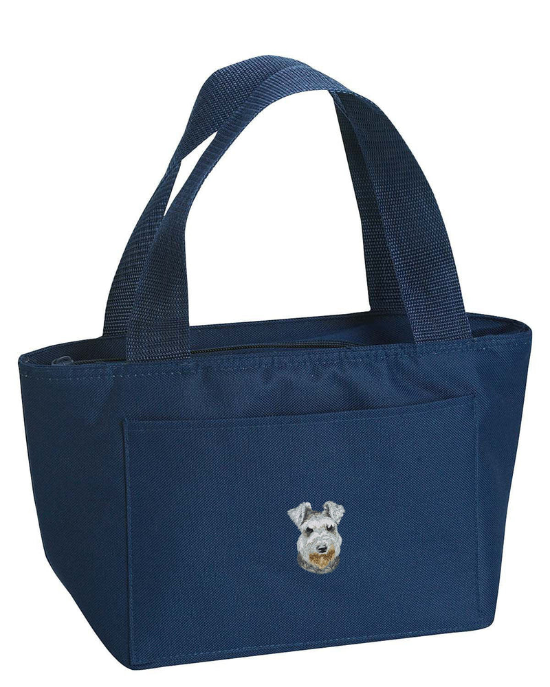 Miniature Schnauzer Embroidered Insulated Lunch Tote