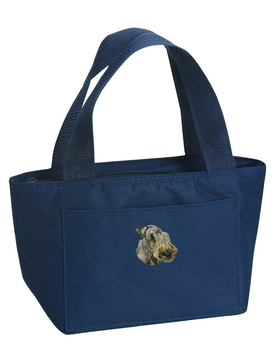 Cesky Terrier Embroidered Insulated Lunch Tote