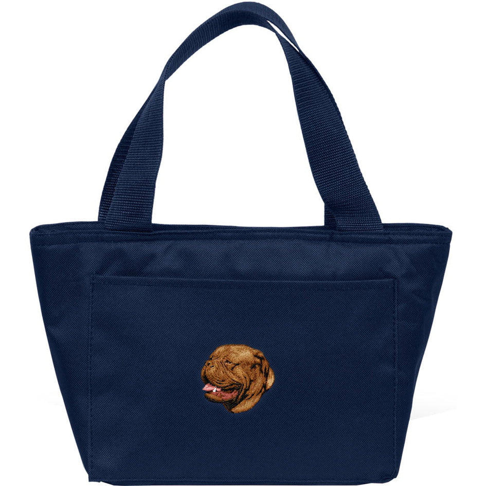 Dogue de Bordeaux Embroidered Insulated Lunch Tote