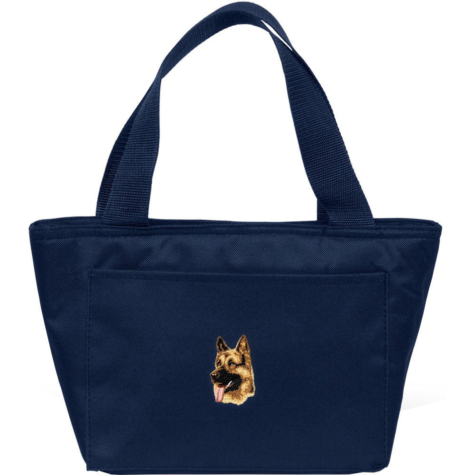 German Shepherd Dog Embroidered Insulated Lunch Tote