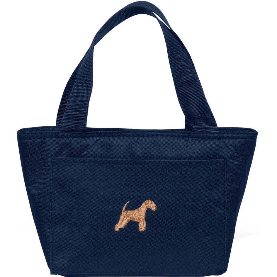 Lakeland Terrier Embroidered Insulated Lunch Tote