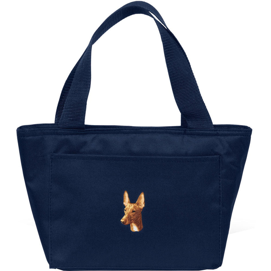 Pharaoh Hound Embroidered Insulated Lunch Tote