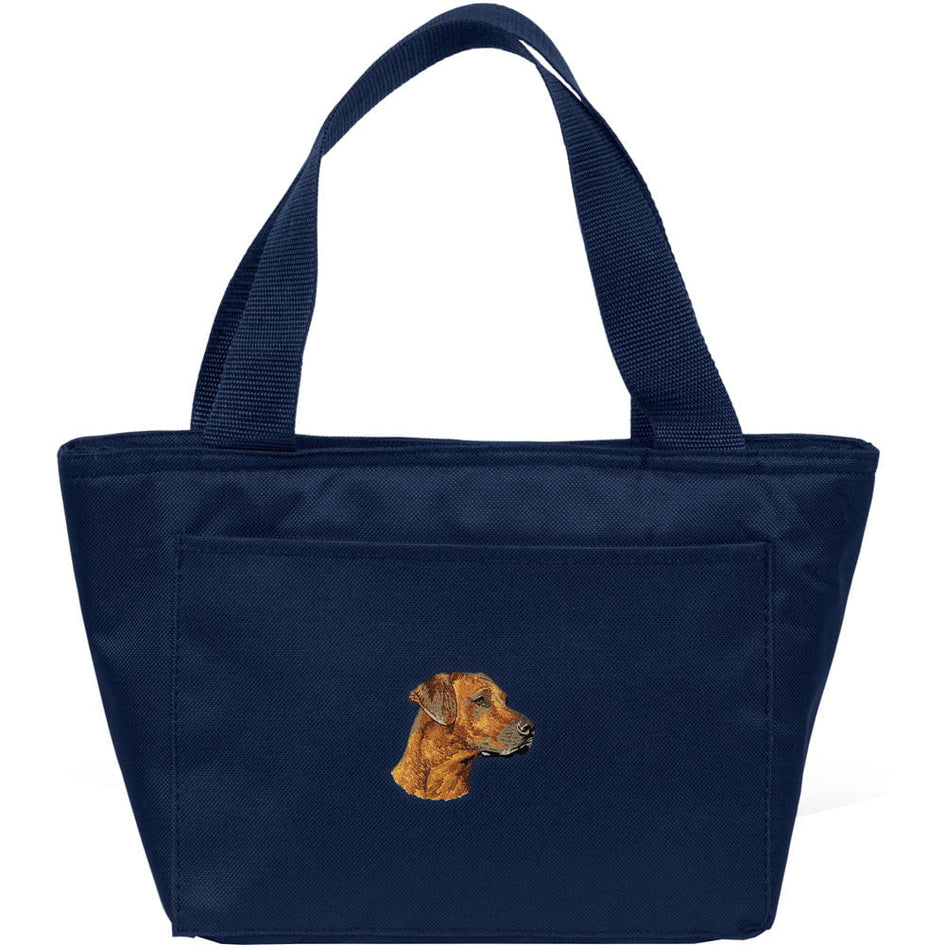 Rhodesian Ridgeback Embroidered Insulated Lunch Tote