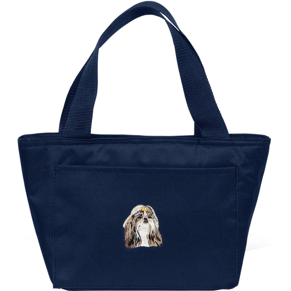 Shih Tzu Embroidered Insulated Lunch Tote
