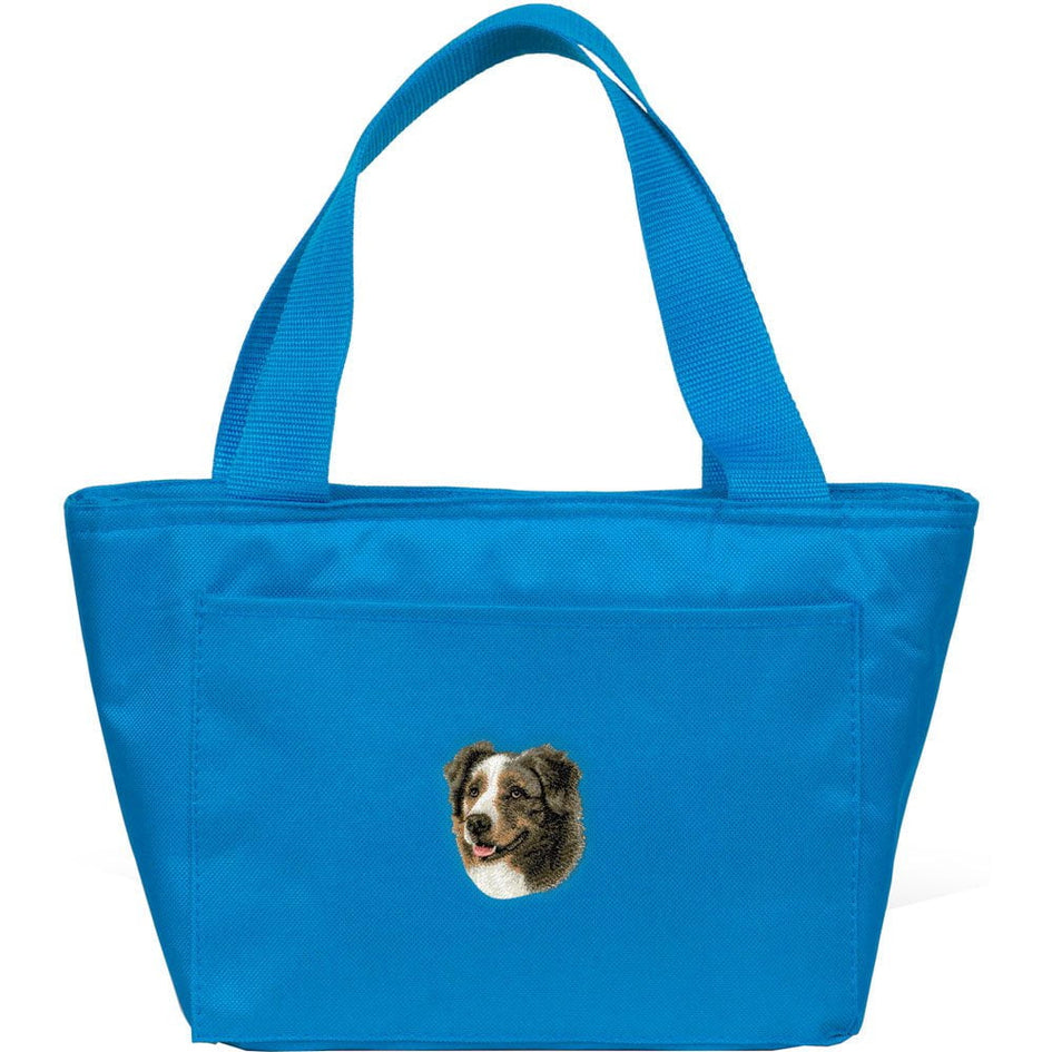 Australian Shepherd Embroidered Insulated Lunch Tote