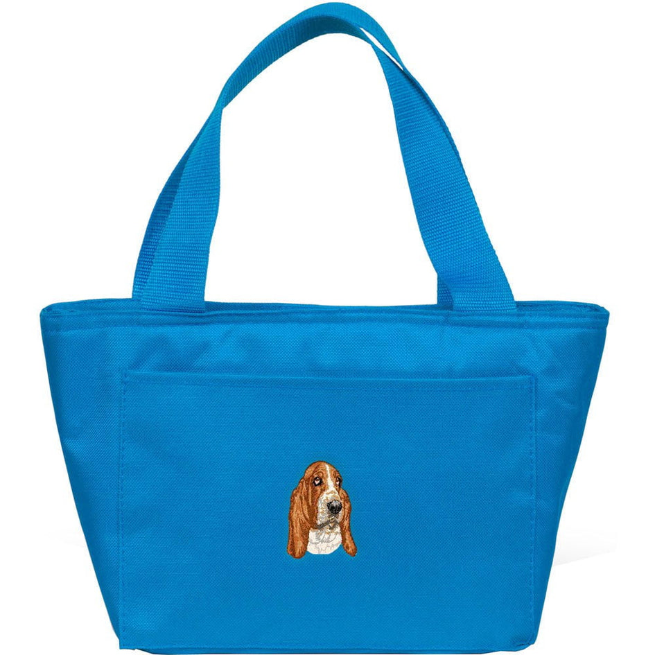 Basset Hound Embroidered Insulated Lunch Tote