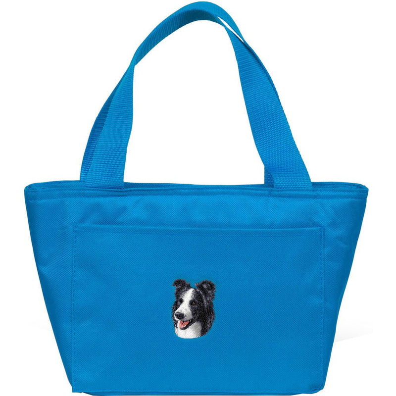 Border Collie Embroidered Insulated Lunch Tote