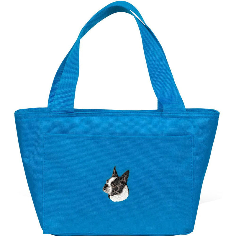 Boston Terrier Embroidered Insulated Lunch Tote